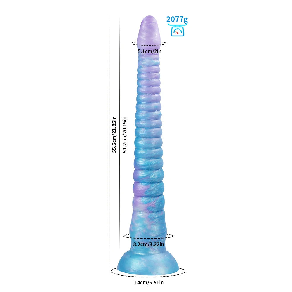 Blue Tentacle Anal Plug