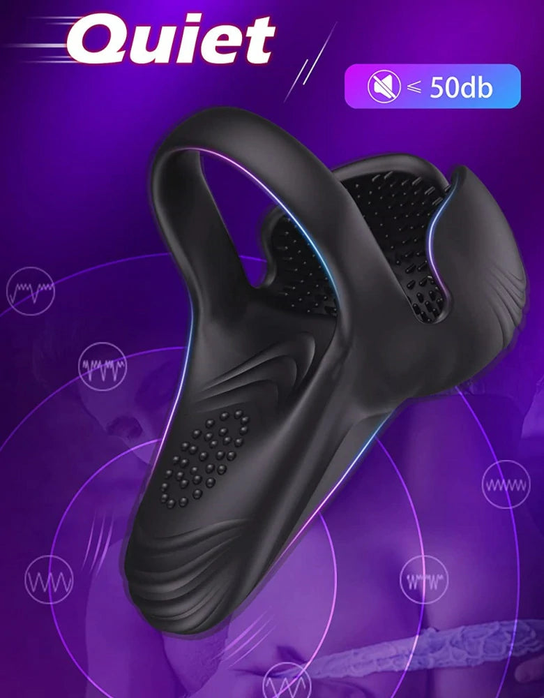 Testicle Vibrating Penis Training Device