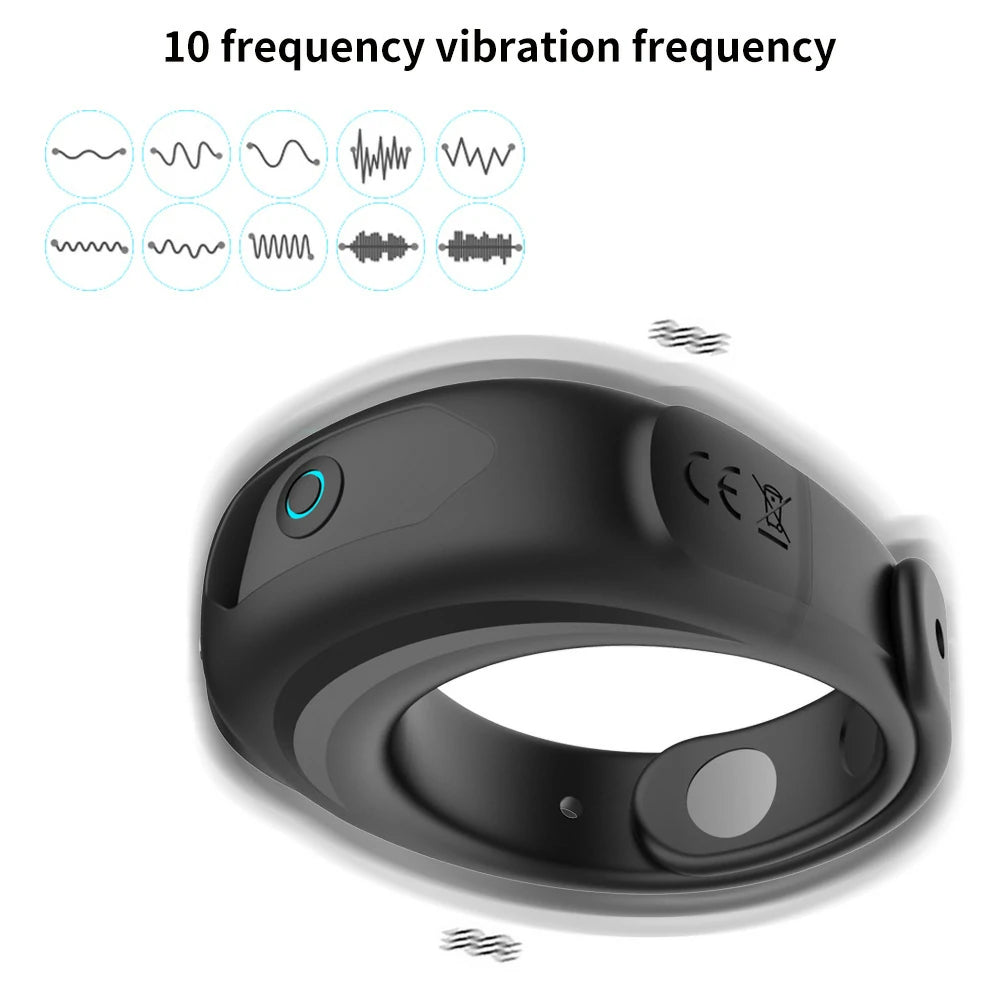 Adjustable Men's Vibrating Training Ring