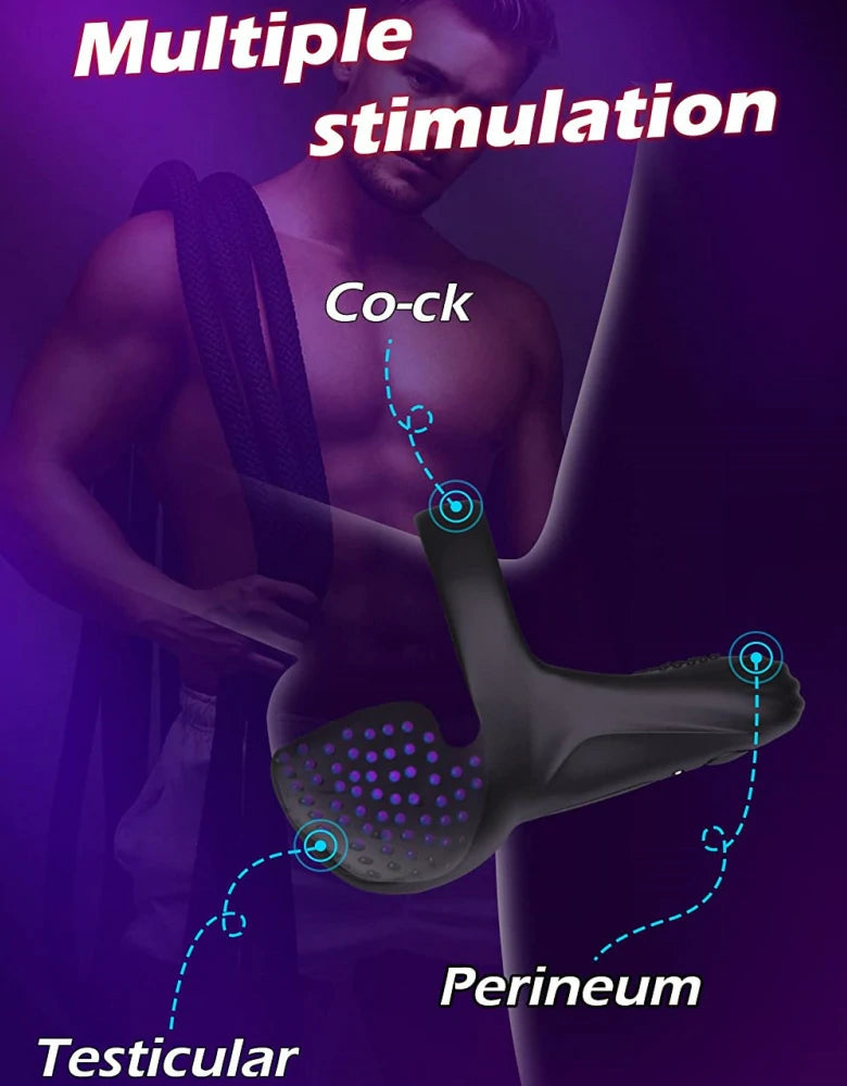 Testicle Vibrating Penis Training Device