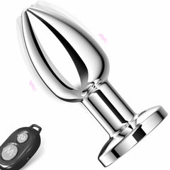 Metal Vibrating Anal Plug